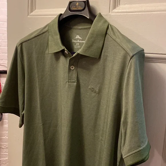 Tommy Bahama Paradiso Cove “Wild Clover” green men’s polo - size L - Picture 3 of 7
